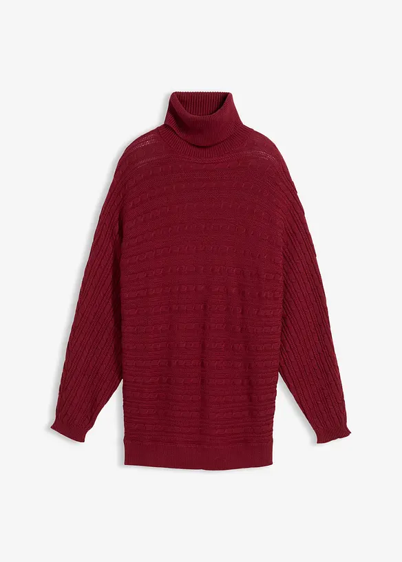 Oversized genser med merinoull, bonprix