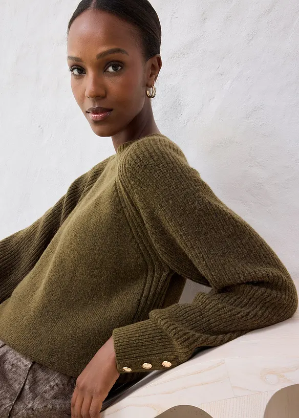 Genser med ull, bonprix