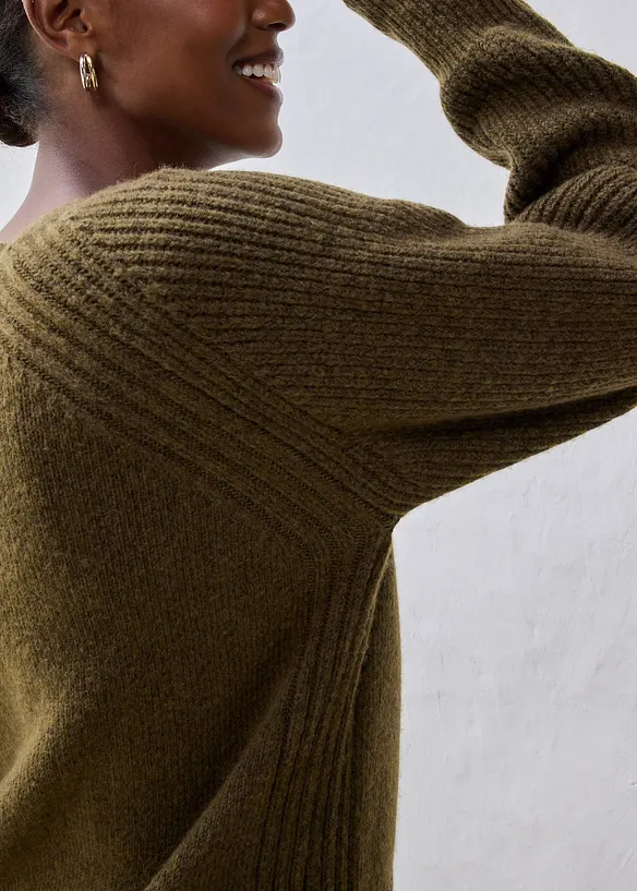 Genser med ull, bonprix