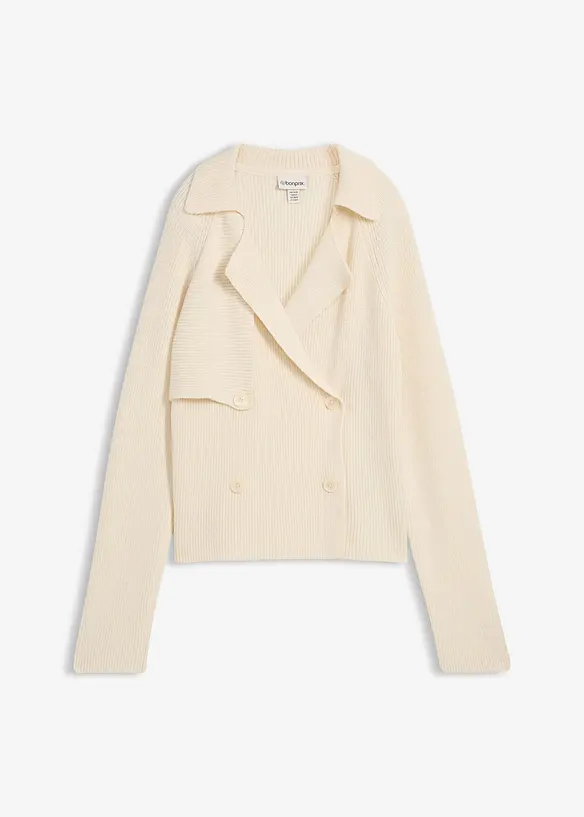 Cardigan med ull, bonprix