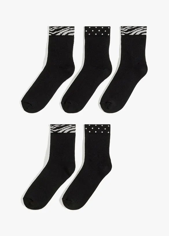 Termosokker med økologisk bomull (5-pack), bonprix