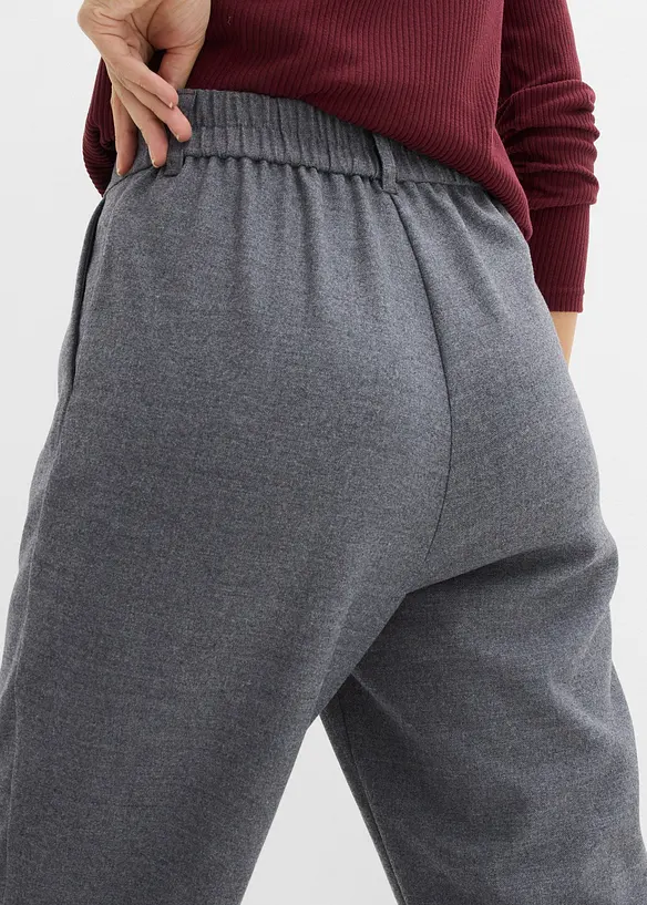 Ankellang, barrel-bukse i myk viskosemiks, bonprix