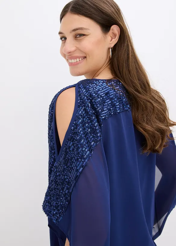 Tunika med paljetter, bonprix