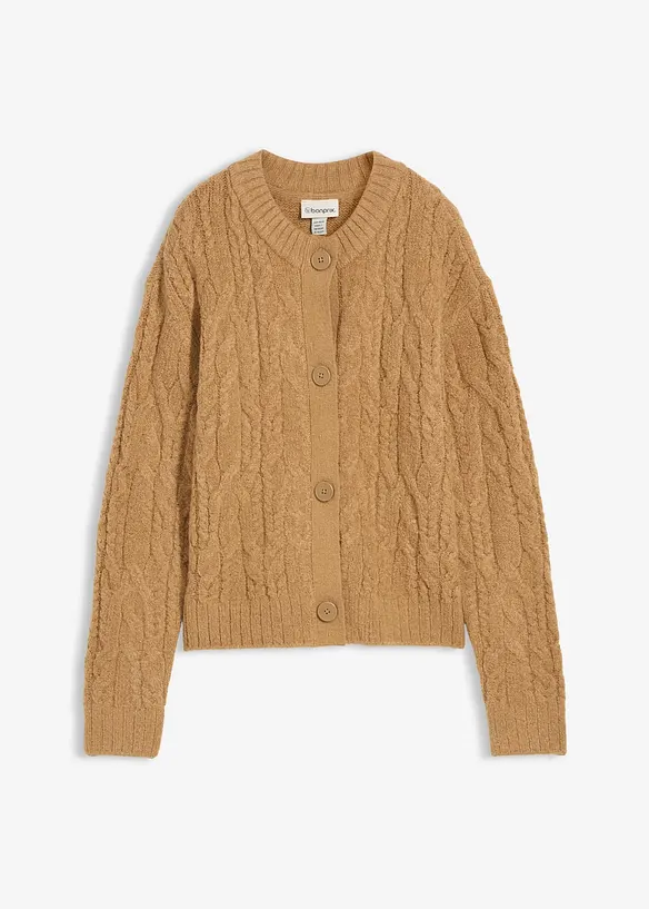Grovstrikket cardigan, bonprix