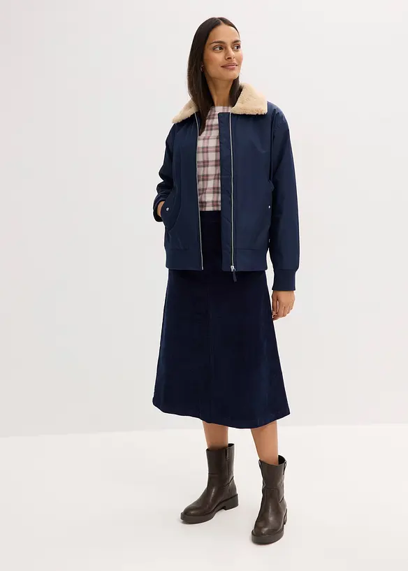 Vattert ytterjakke, bonprix