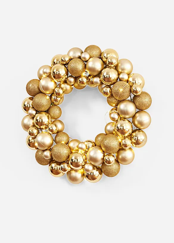 LED-krans med kuler, bonprix