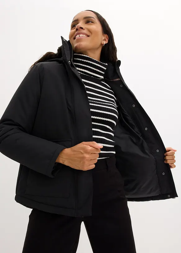 Vinterjakke med påsatte lommer, bonprix