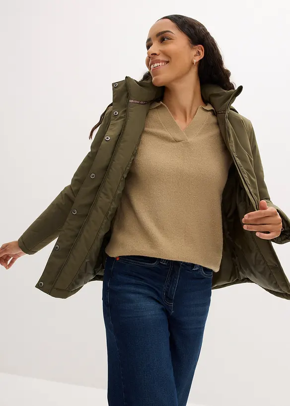 Vinterjakke med påsatte lommer, bonprix