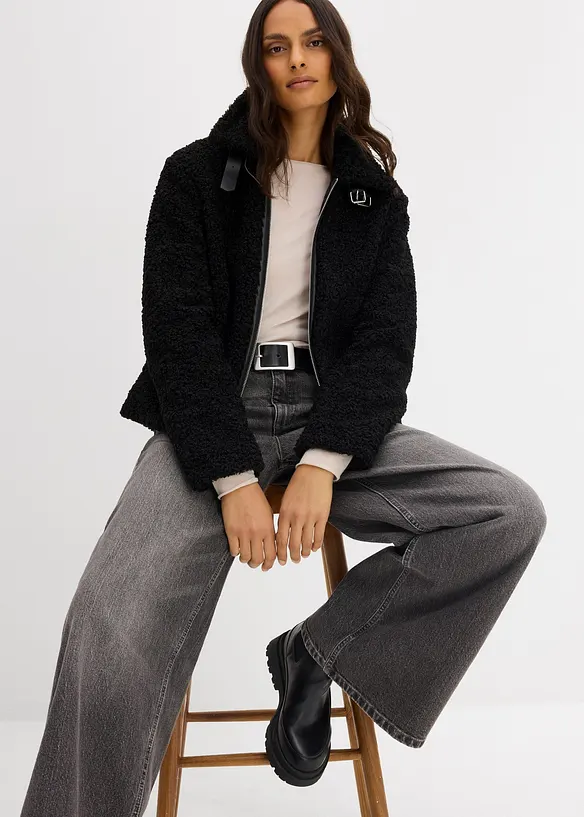 Jakke i pilefleece, bonprix