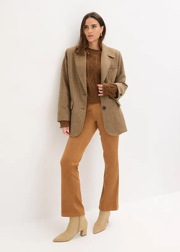 Genser med bomullsandel, bonprix