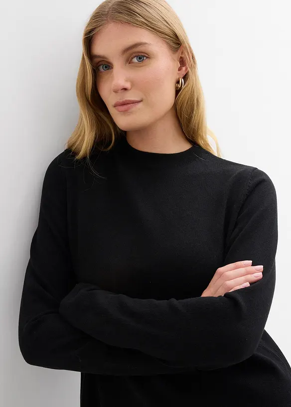 Strikket kjole i A-fasong, bonprix