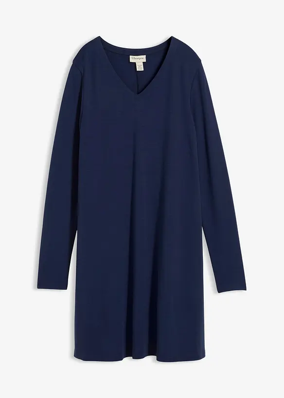 Kjole i lett viskosemiks, bonprix