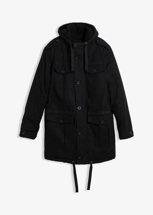 Field parkas med pilefôr, bonprix