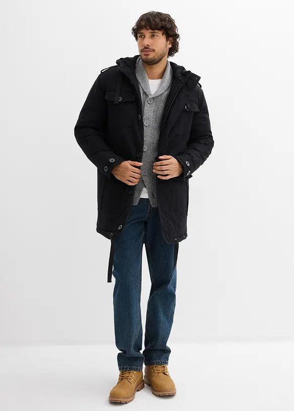 Field parkas med pilefôr, bonprix