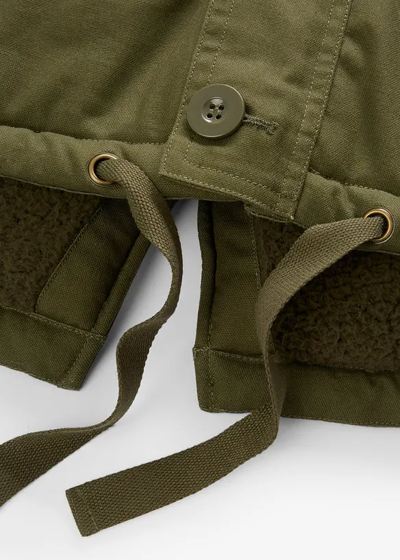 Winter Field-parkas med mykt fleecefôr, bonprix