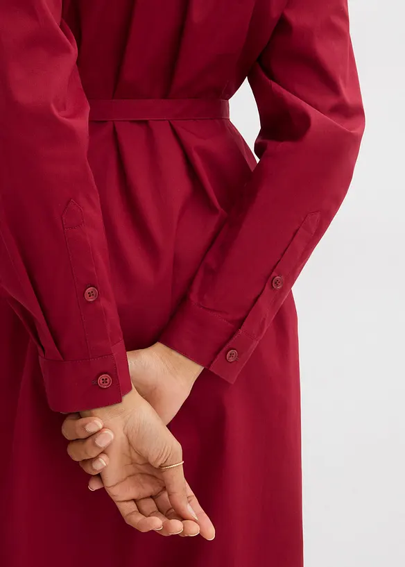 Midikjole i 100% økologisk bomull, bonprix