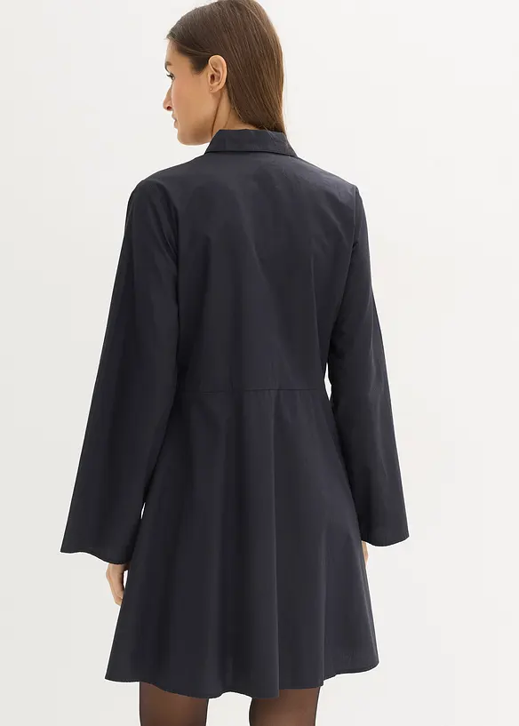 Skjortekjole i 100% bomull, bonprix