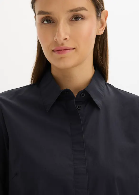 Skjortekjole i 100% bomull, bonprix