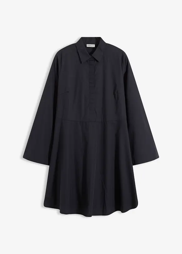 Skjortekjole i 100% bomull, bonprix