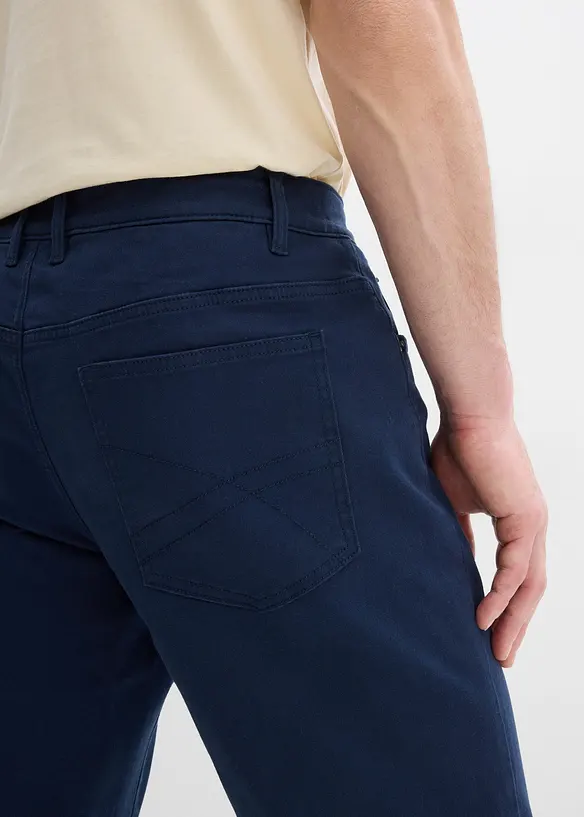 Regular Fit-bukse i varmende materiale med stretch, Straight, bonprix