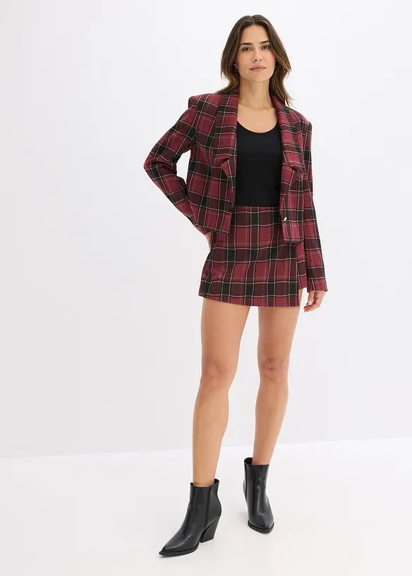 Kort skort med smykkeknapp, bonprix