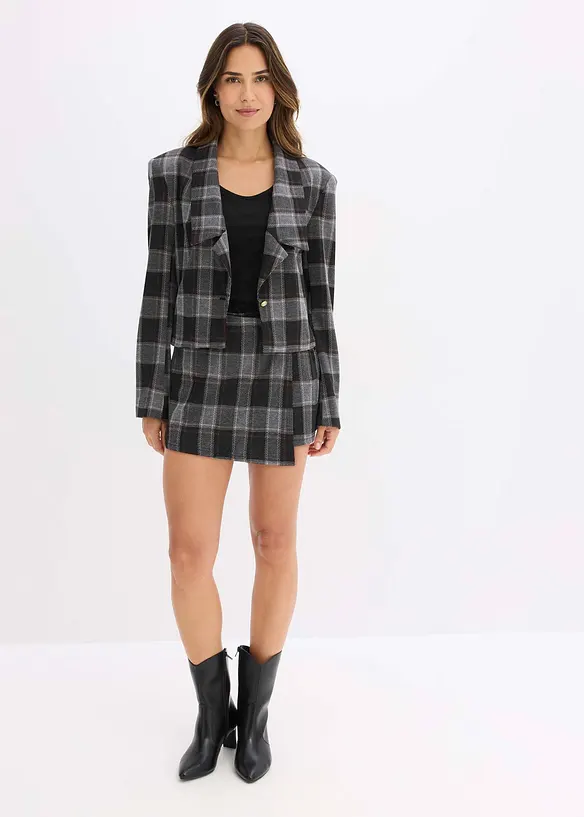 Kort skort med smykkeknapp, bonprix