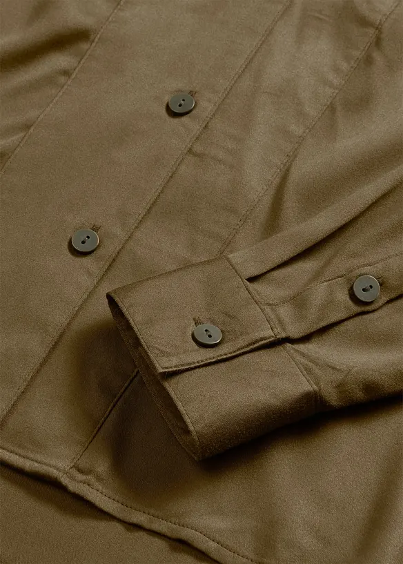 Bluse i lett sateng, bonprix