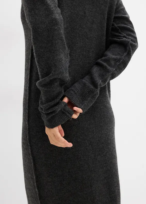 Midi strikkekjole, bonprix