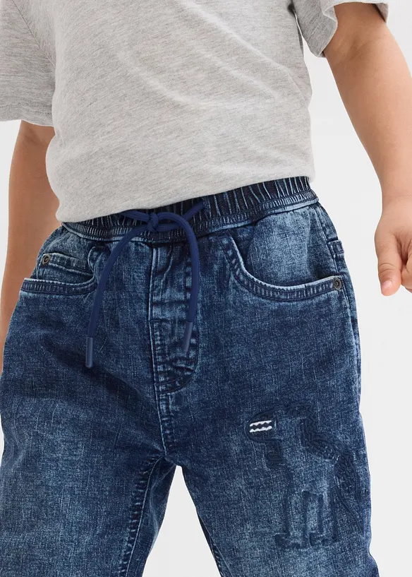 Varmende, Regular Fit pull on-jeans med jerseyfôr, bonprix