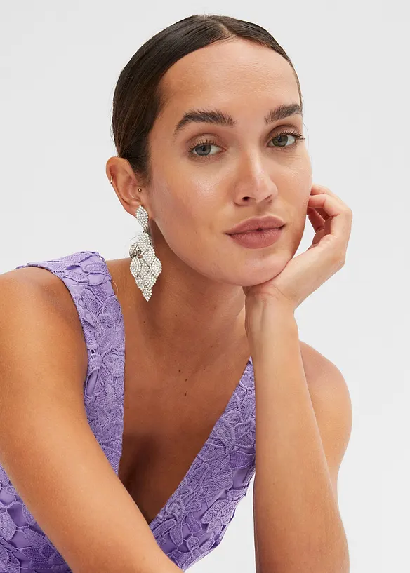 Blondekjole med heklet innfelling, bonprix