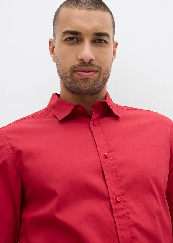 Skjorte med stretch, Slim Fit, bonprix