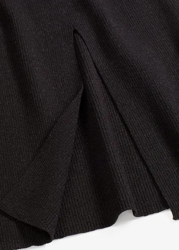 Finstrikket skjørt av myk viskosemiks, bonprix