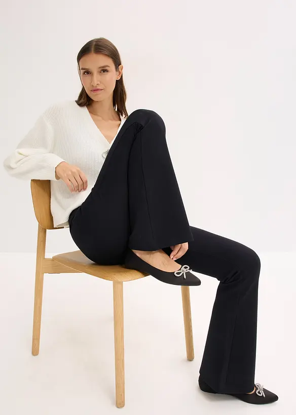 Leggings i behagelig Punto di Roma-materiale, bonprix