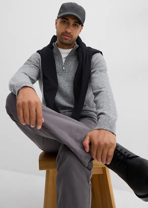 Genser med ullandel, bonprix