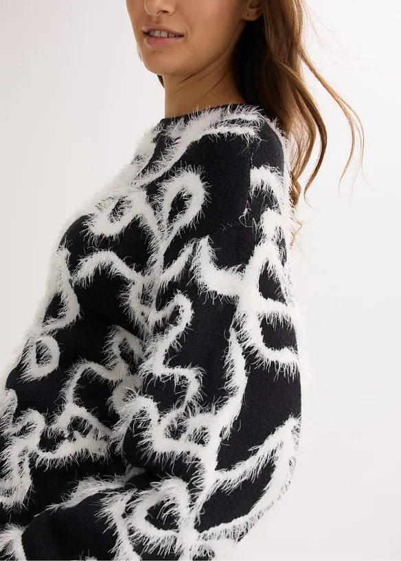 Jacquard-genser av myk viskosemiks, bonprix