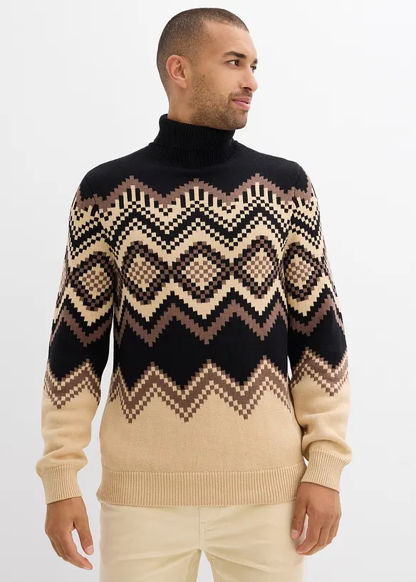 Pologenser med ikat-mønster, bonprix