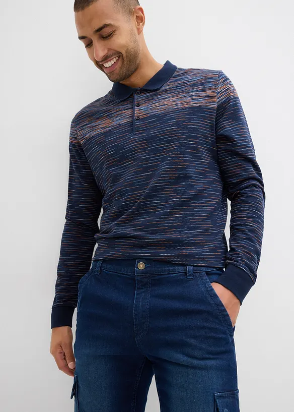 Termo Regular Fit cargo-jeans med komfortlinning og flanellfôr, Straight, bonprix