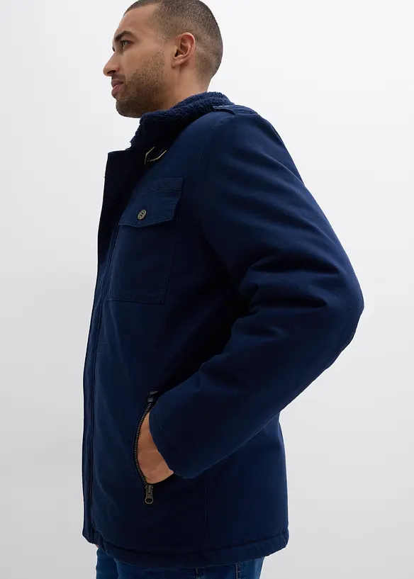 Vinterjakke med teddyfôr, bonprix