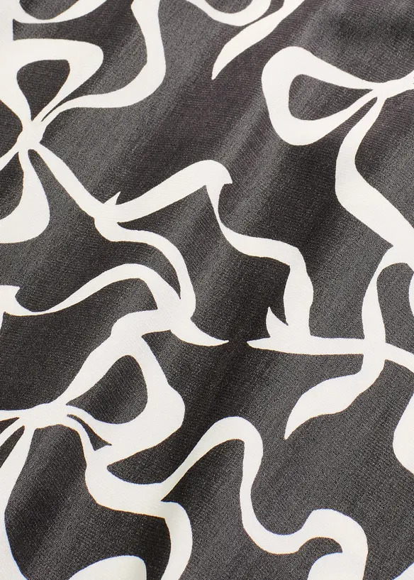 Midikjole i lett viskosemiks, bonprix