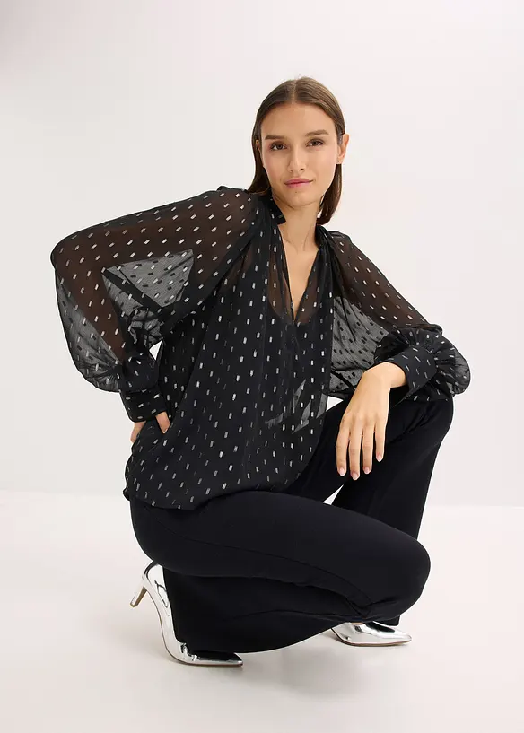 Transparent bluse, bonprix