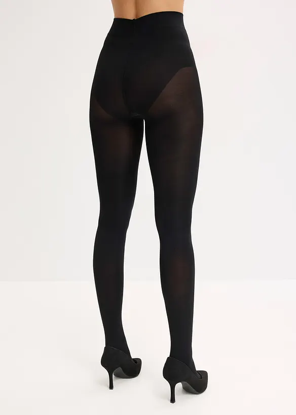 Formende ultra-ugjennomsiktig strømpebukse med Belly-Control og komfortlinning, 80 DEN, bonprix