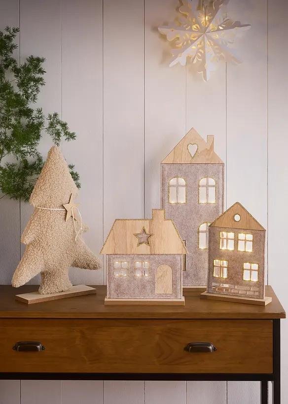 LED-hus (3-delt sett), bonprix