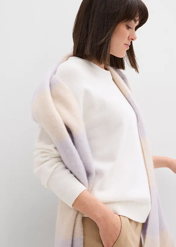 Oversized genser i 100% bomull, bonprix