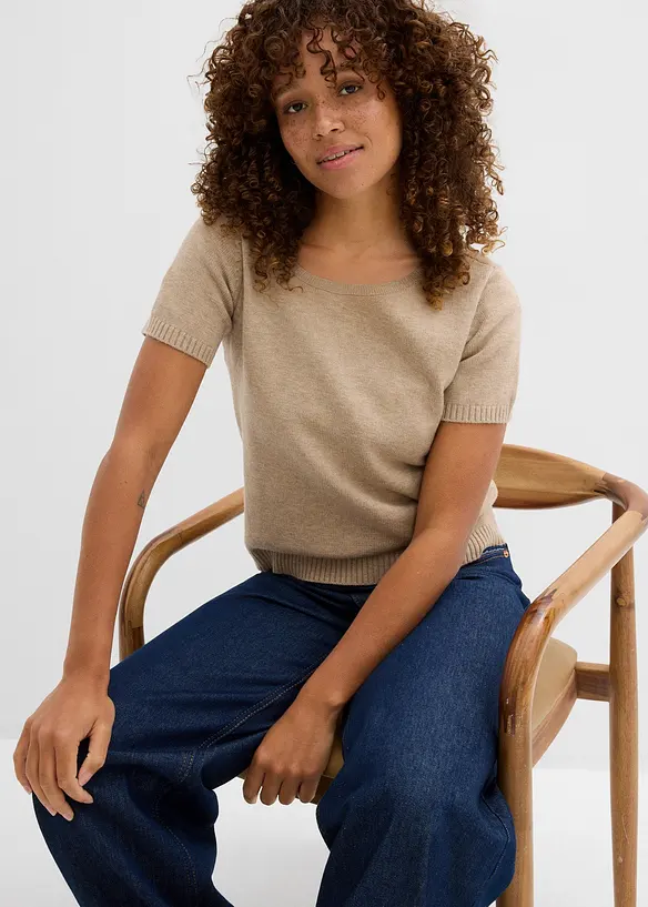 Kortermet genser, bonprix