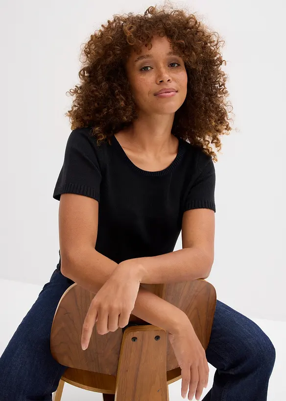 Kortermet genser, bonprix