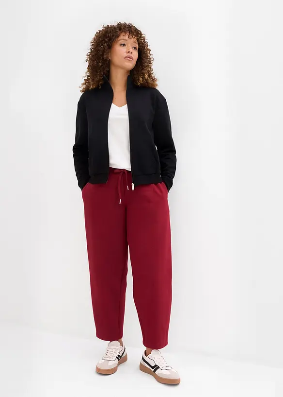 Sweatjakke i 100% &oslash;kologisk bomull, bonprix