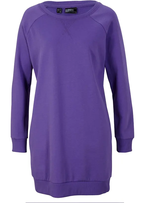 Sweatshirtkjole i myk frottè, bonprix
