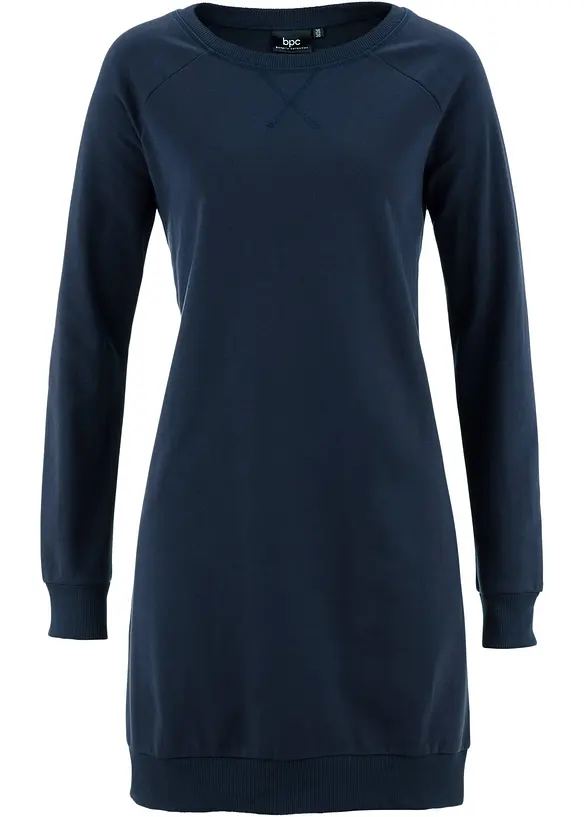 Sweatshirtkjole i myk frottè, bonprix