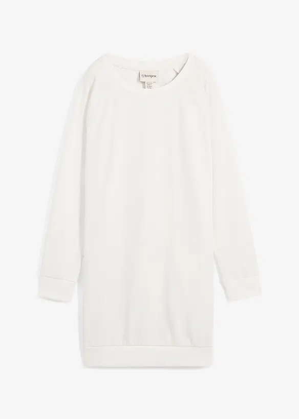 Sweatshirtkjole i myk frottè, bonprix