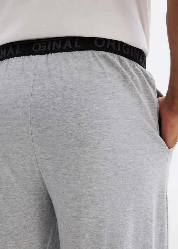 Pyjamasbukse i bomull (2-pack), bonprix